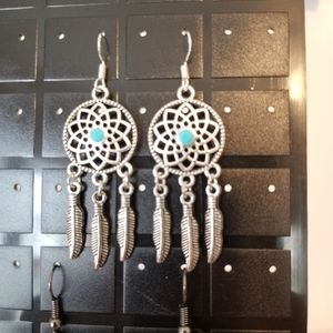 Dream catcher earrings